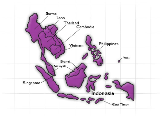 Southeast Asia Region Map