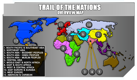 Trail of the Nations - Overview Map